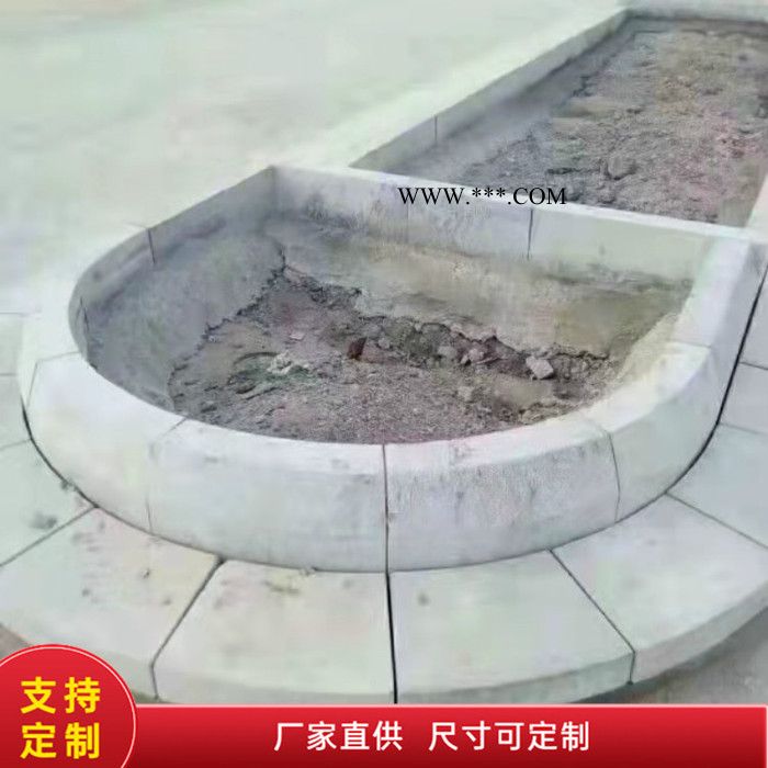 广场路沿石 火烧面路沿石 大理石路沿石山东图5