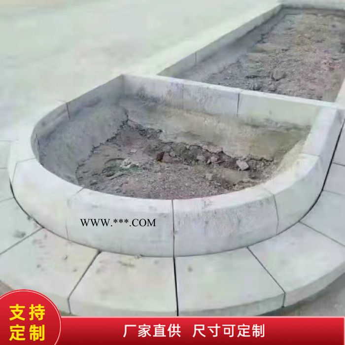 广场路沿石 火烧面路沿石 大理石路沿石山东图15