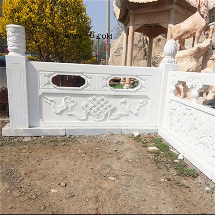 中辉 供应石栏杆 庭院石栏杆 河道大理石石栏杆 青石石雕栏杆图6