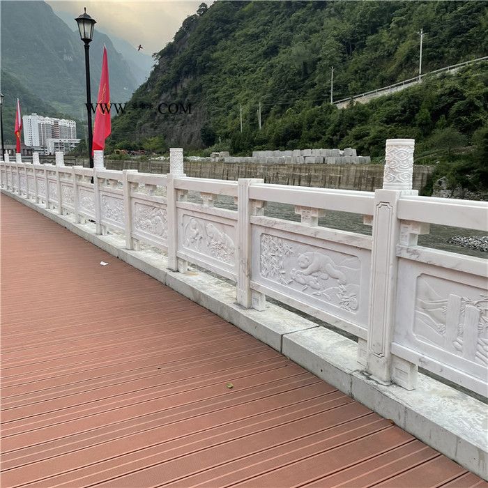 中辉 供应石栏杆 庭院石栏杆 河道大理石石栏杆 青石石雕栏杆图5