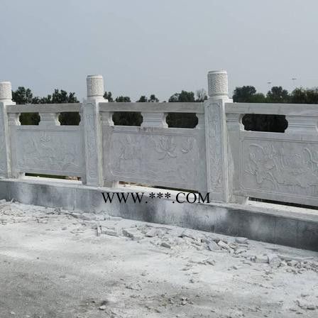 石旭园林雕塑 定制石栏杆 石雕栏杆 大理石栏杆 报价图7