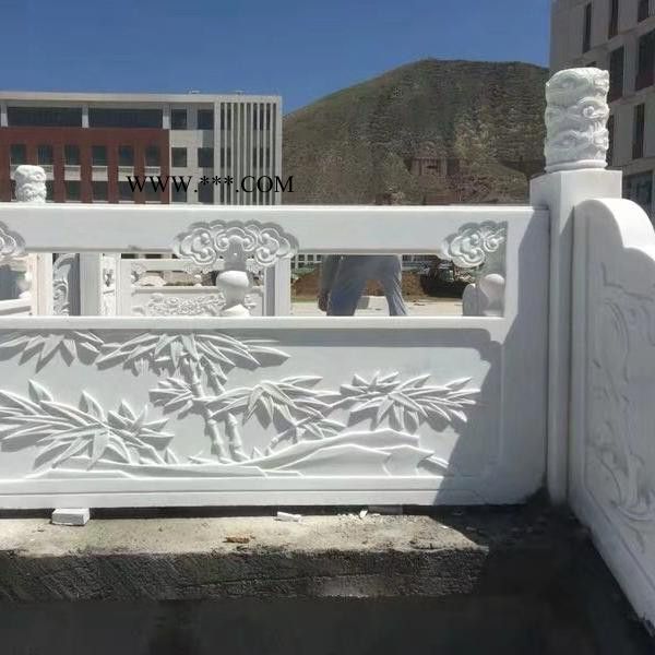 河南石雕栏杆厂家   大理石栏杆价格  河道石栏杆   轩盛园林  厂家直发图5