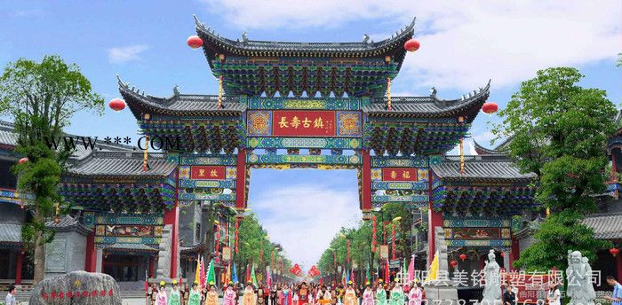 石雕牌楼牌坊汉白玉大理石牌楼牌坊景观雕塑摆件曲阳石雕图1