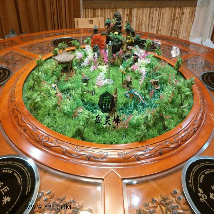 岚慧48700豪华大理石电动餐桌风格西式颜色银色图2