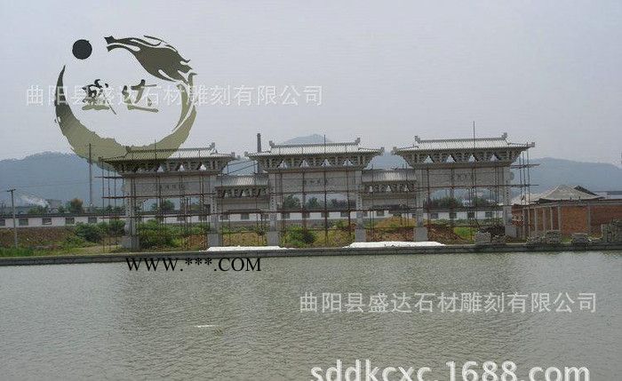专业销售 曲阳石牌坊 仿古石牌楼 大理石牌坊 专业加工定做图1