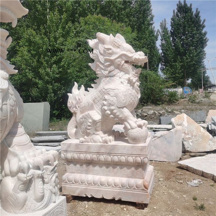 中辉 汉白玉动物雕塑 十二生肖动物石雕 大理石动物石雕图5