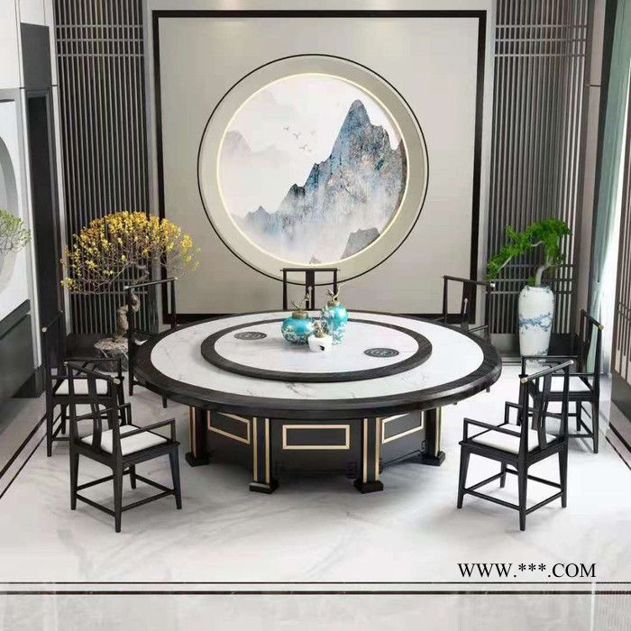 艺匠凰 电动餐桌电动实木餐桌大理石餐桌图4