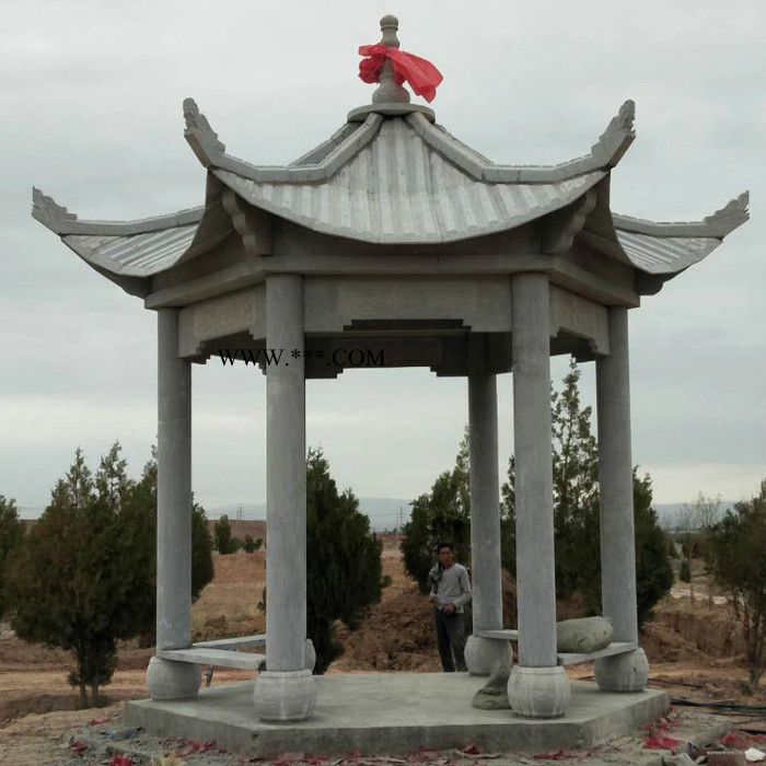 大理石石凉亭 六角石凉亭  仿古石凉亭市场报价图4