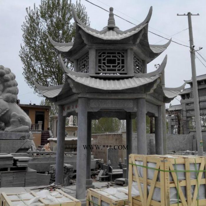 大理石石凉亭 六角石凉亭  仿古石凉亭市场报价图8