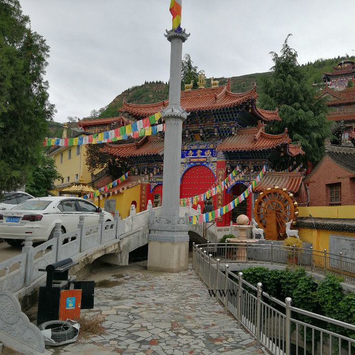 大理石石柱 广场石雕石柱 景区摆放石雕龙柱 长期供应图4