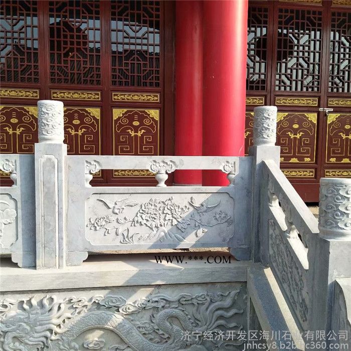 大理石石栏杆  雕刻石栏杆 石雕栏杆 厂家批发图4