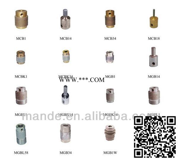 曼德MCBL58金刚石工具 五金配件羊毛磨头陶瓷打磨头金属棕刚玉磨头玻璃陶瓷研磨工具金砂轮打磨磨轮配件图2