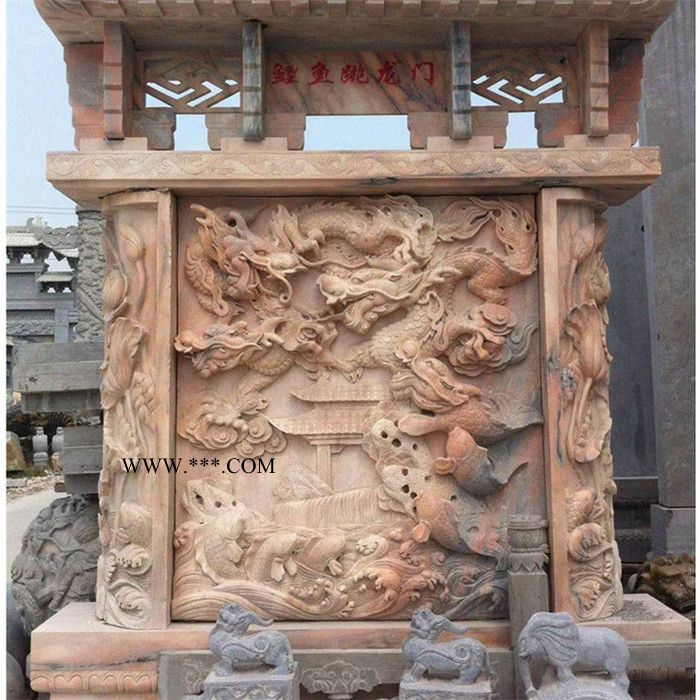 厂家定制青石石雕壁画 大理石石雕壁画 景观石雕壁画 汉白玉石雕壁画图8