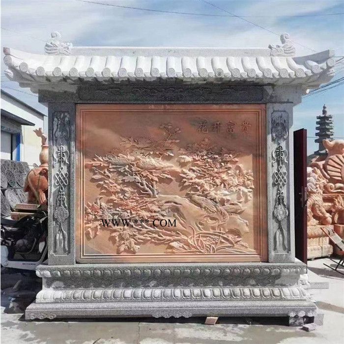 厂家定制青石石雕壁画 大理石石雕壁画 景观石雕壁画 汉白玉石雕壁画图3