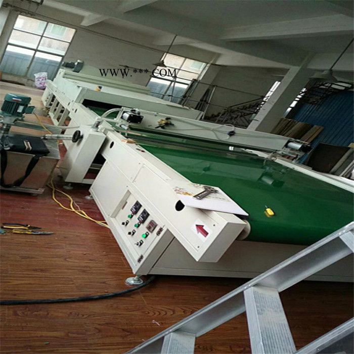 供应竹木纤维uv淋涂机 水晶板uv漆光固淋涂机 大理石板光油淋幕机图3