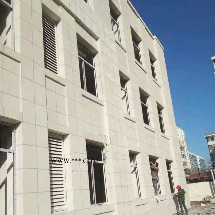 河北外墙保温一体板施工人工费 仿大理石装饰保温一体板图2