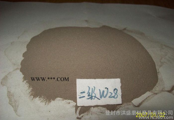 专业二级棕刚玉w28，棕刚玉微粉，金刚砂图2