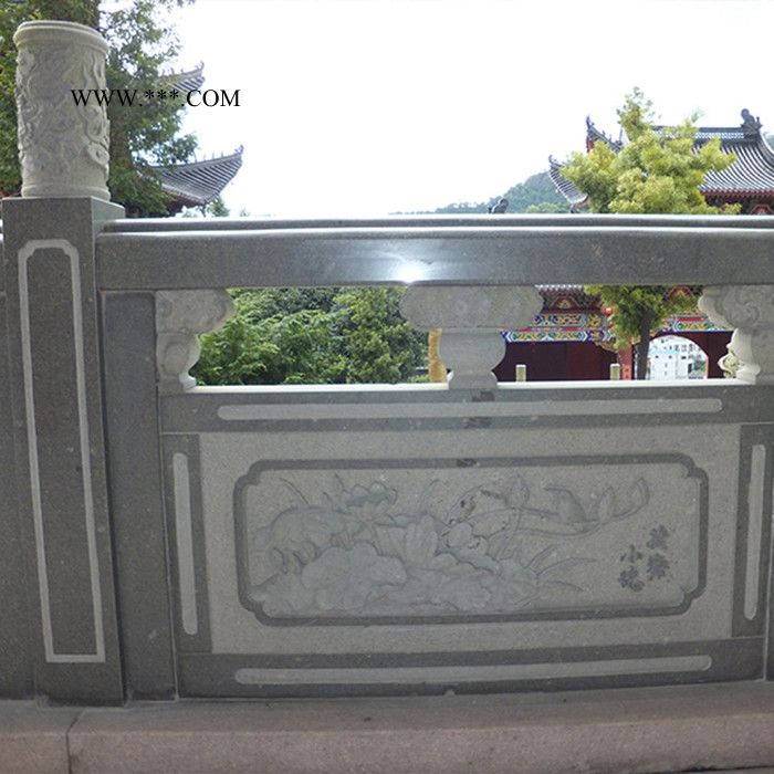 星博石业本 厂加工青石栏杆大理石栏杆花岗岩栏杆河道石栏杆图3
