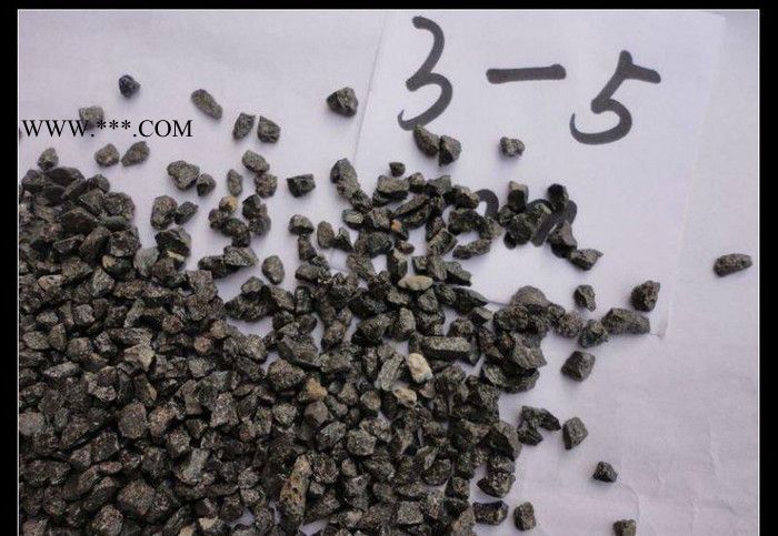厂价耐材极棕刚玉，棕刚玉段砂3-5mm，AL2O3≥95%，图1