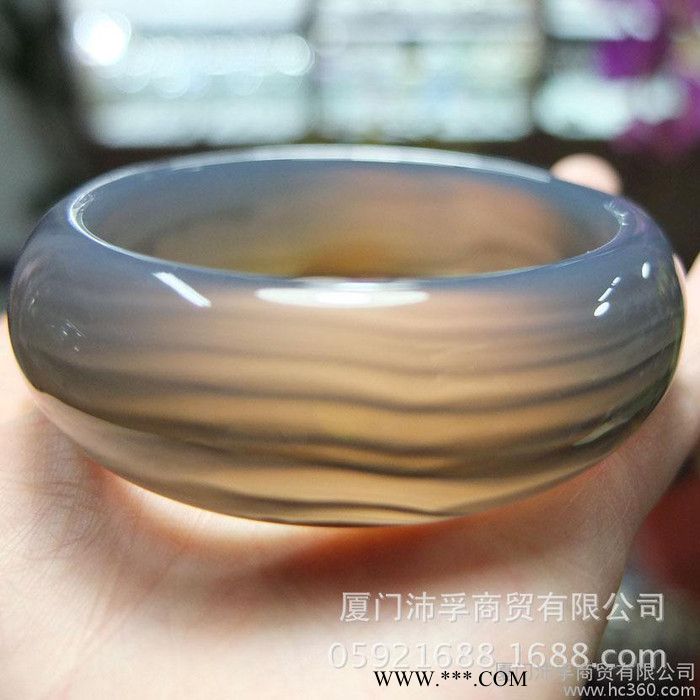 供应沛孚珠宝原色无烧水墨宽版玛瑙玉髓图3
