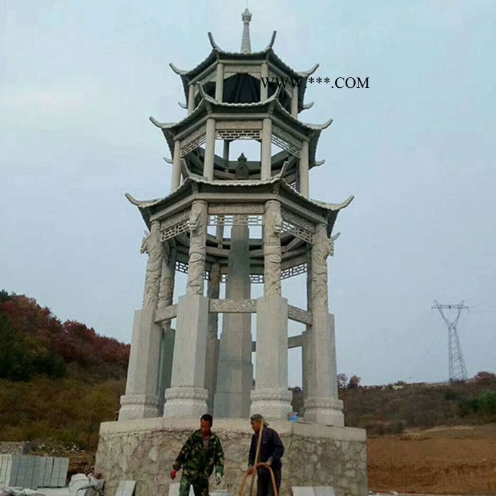 星博石业 青石凉亭大理石凉亭欧式凉亭园林四角亭等欢迎质询图4