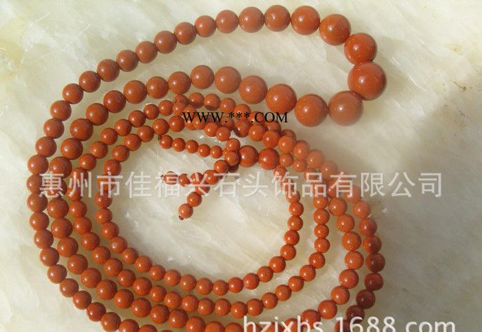 **凉山九口料 AAA南红料 南红玛瑙 108粒 塔珠饰品 大德圆满图1