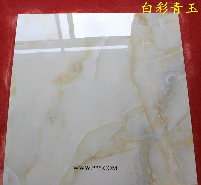 佛山瓷砖白彩青玉玛瑙玉全抛釉800客厅卧室防滑地砖地板砖背景墙图3