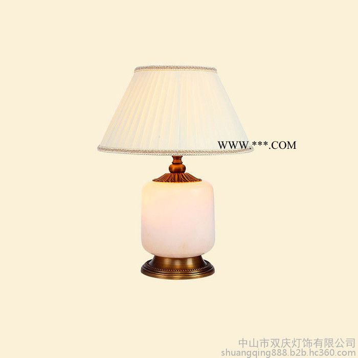 西班牙云石台灯 进口天然云石台灯 全纯铜台灯 大理石台灯 装饰台灯图6