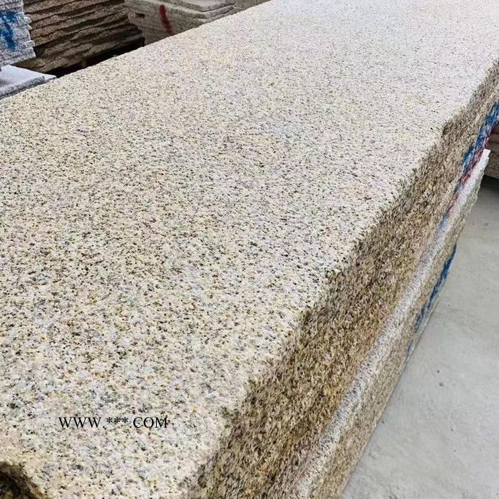 黄金麻火烧荔枝面 黄锈石花岗岩 大理石石材 山东黄金麻 外墙干挂石材图3