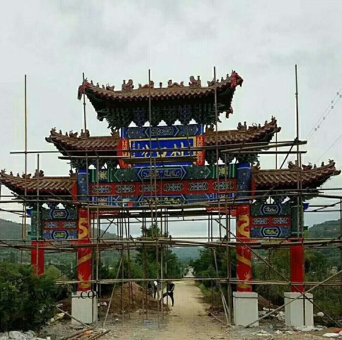 【如源园林】中国牌坊厂家 专业生产牌楼 景观门楼图3