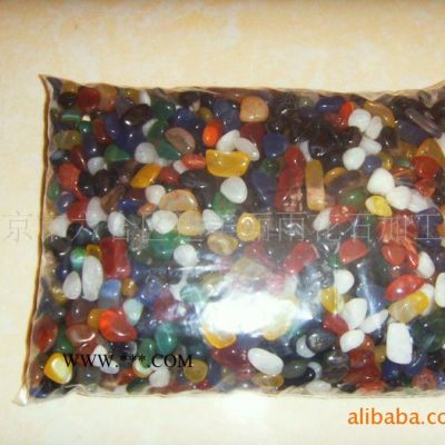 色彩玛瑙石抛光雨花石--南京达美丽直销--