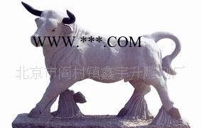 大理石雕刻动物牛 雕塑摆饰定制图2