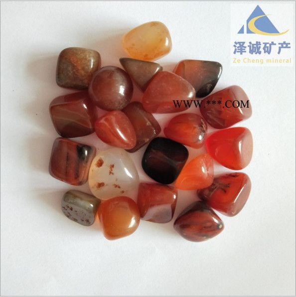 五彩石子抛光雨花石 玛瑙石 鹅卵石批发 景观石 规格齐全 举图2