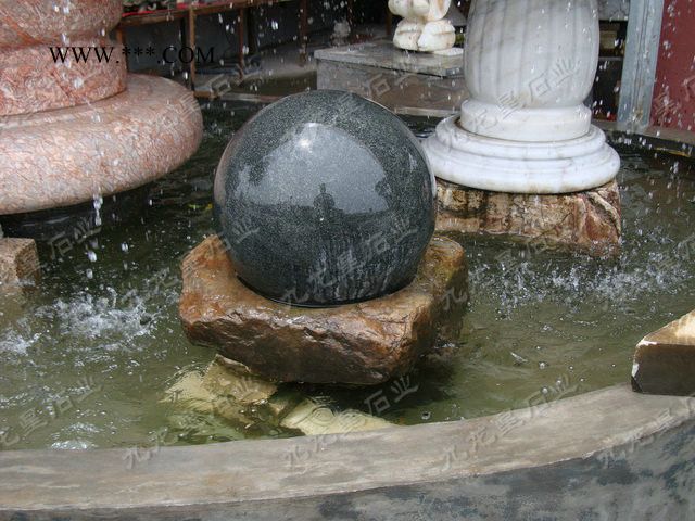 石材喷泉 大理石欧式喷泉  石雕风水球水池图8