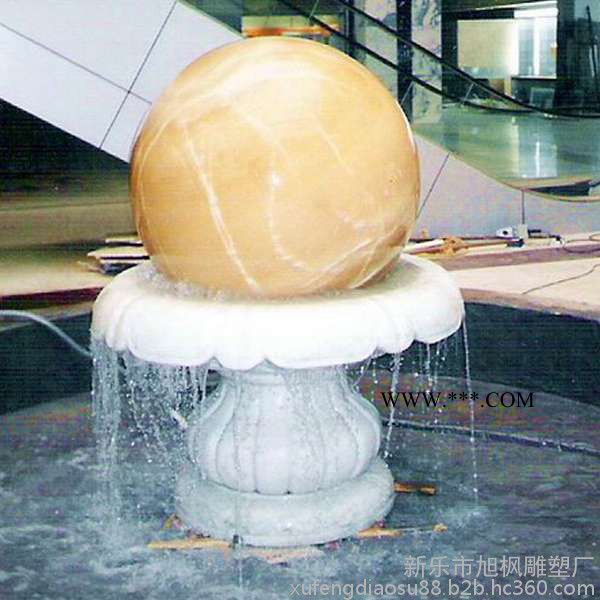 石材喷泉 大理石欧式喷泉  石雕风水球水池图6