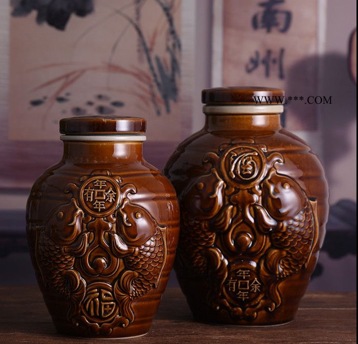 【仁新】油坛坛子泡菜酒坛油陶瓷加厚缸猪油家用酒陶瓷土陶腌菜子土陶罐图4