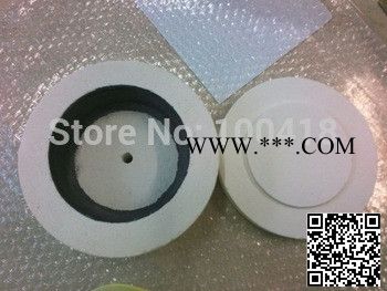 乐铭鑫1707016-2 DIY工具微波窑炉饰品耳托小饰品大理石锯片镀银材质10个/袋 耳饰品配件托图2
