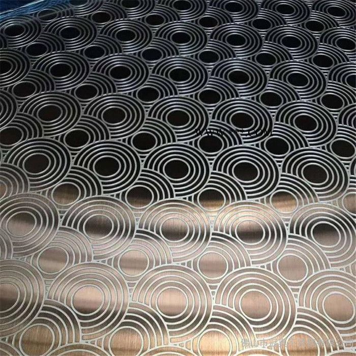 不锈钢蚀刻板  不锈钢雕刻 304不锈钢镀铜板 大理石纹蚀刻板图1