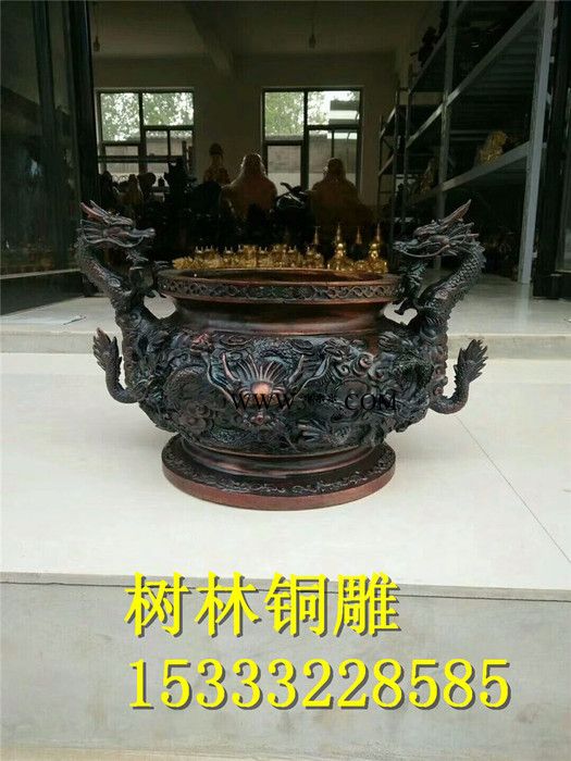 大型广场雕塑石头盘龙柱子 大理石园林柱子 中华表浮雕定做图4