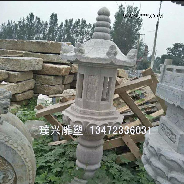 璞兴雕塑 石雕石灯汉白玉石灯大理石石灯制作销售图3