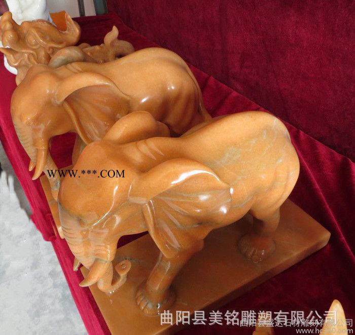 石雕貔貅晚霞红大理石貔貅小件工艺品摆件动物雕塑曲阳石雕摆件图3