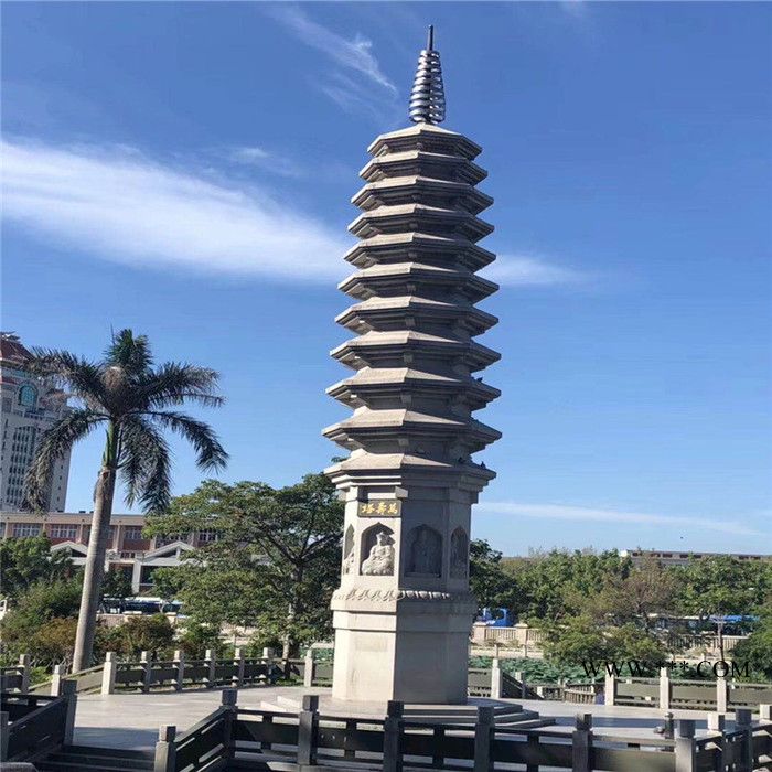 定做汉白玉舍利塔石雕石塔大理石寺庙七宝如来佛塔图2