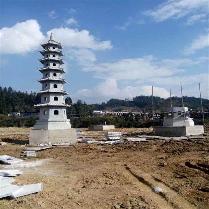 定做汉白玉舍利塔石雕石塔大理石寺庙七宝如来佛塔图5