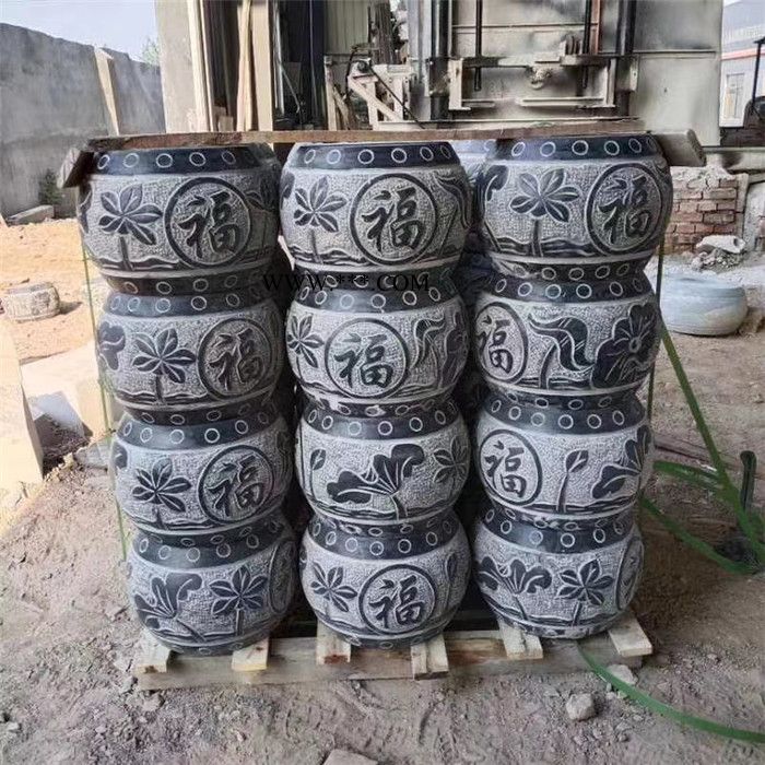 艺澈石业 庭院柱墩石 方形柱础石 大理石柱墩 批发报价图2