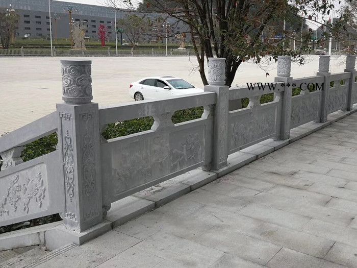 大理石石栏杆 花岗岩石雕栏杆 青石栏板图2