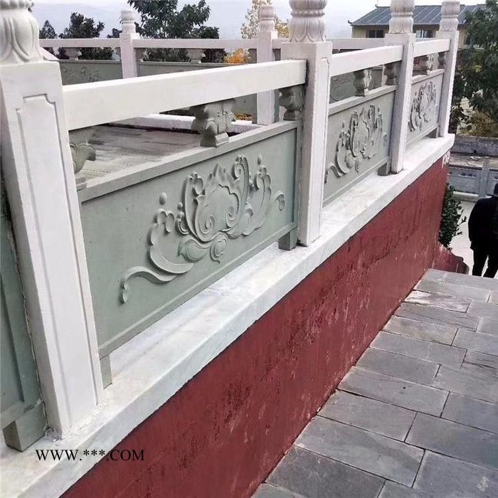 山东生产 浮雕石栏杆护栏 雕塑景区栏杆 大理石石护栏 直销报价图3