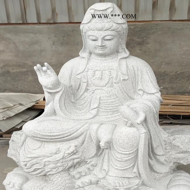石雕观音 花岗岩观音 石雕观音厂家做大理石观音佛像图片寺庙佛像图2