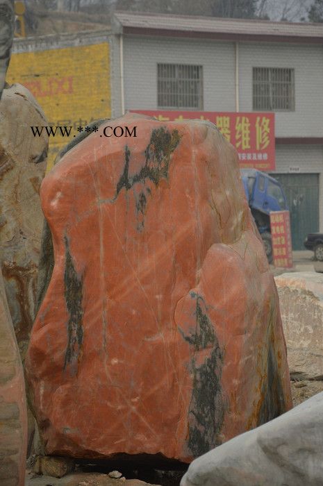 大理石散置自然石 五彩石产地 园林驳岸或与其他景物结合使用图6