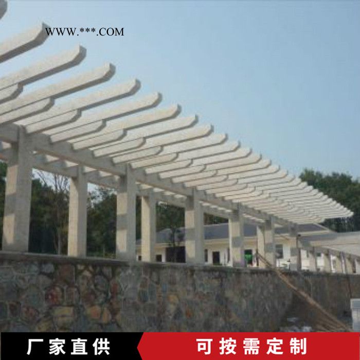 大理石长廊 汉白玉长廊花架 长期供货图5