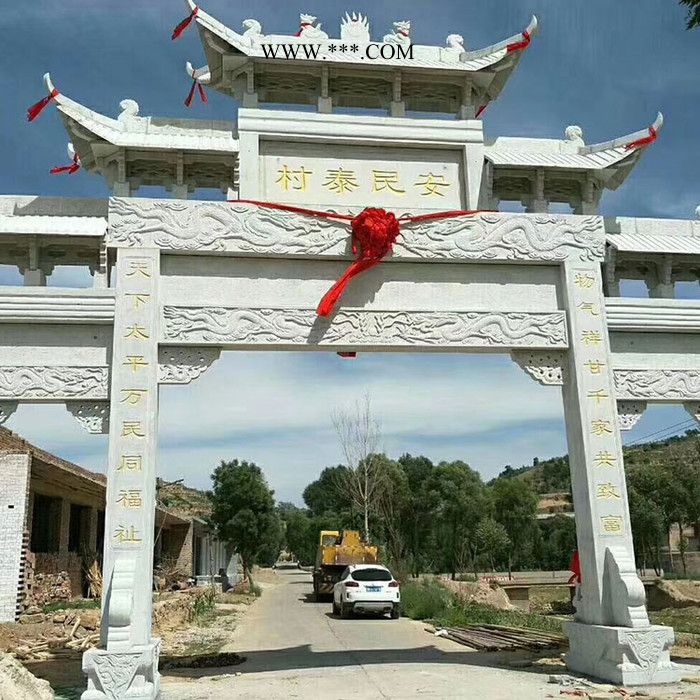 牌坊 大理石牌楼 青石牌楼厂家 电话议价图4